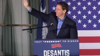 Ron DeSantis dispatches heckler in South Carolina while talking 'pornography' in schools